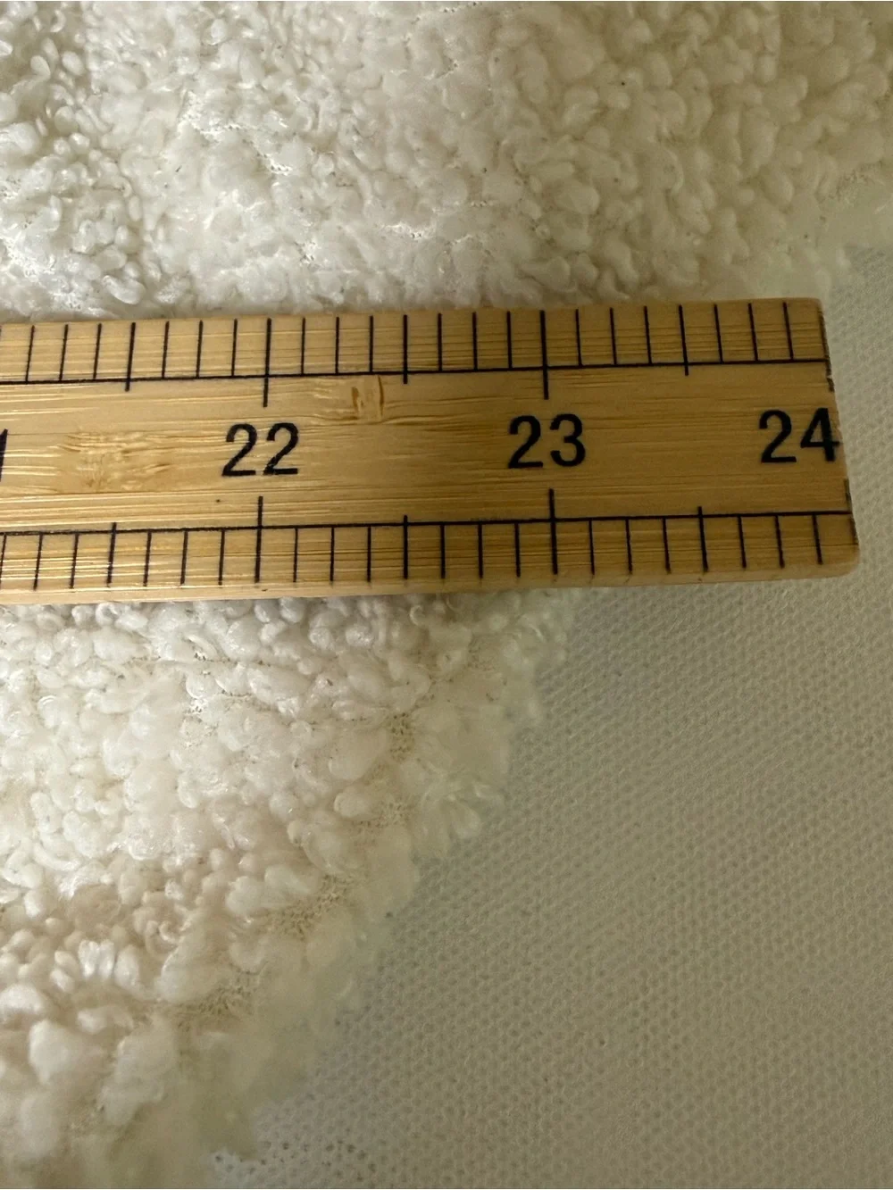 Fabletics Sherpa Cropped Pullover Cream Beige Cozy‎ Sweatshirt Large Minimalist - Picture 9 of 10
